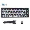 Tm680 / kf068 customized knob Bluetooth mechanical keyboard kit hot plug shaft RGB macro drive 3-mode