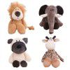 Forest animal doll lion elephant tiger monkey deer plush toys children doll doll cross border wholesale