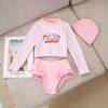 Ins new children's swimsuit for girls (Korean version) large children small baby girls split swimsuit wholesale