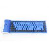 Wireless Bluetooth keyboard for iphonexsiso Android system waterproof folding silicone Bluetooth silicone keyboard
