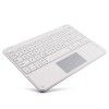 7 inch 10 inch wireless Bluetooth keyboard three system mobile phone tablet USB charging Mini ultra-thin touch keyboard