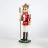 Xibao Christmas decorations: European and American painted wooden walnut soldier decorations, nutcracker dolls, Christmas gifts