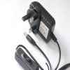 Spot wholesale DC head 12V1A power adapter British standard horizontal monitoring led regulated DC switching power supply