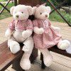 New couple magnet teddy bear plush toy doll wedding press doll wedding gift