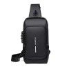 Waterproof men's motorcycle bag password anti-theft chest bag men's bag single shoulder bag sports waist bag leisure multi-functional cross bag