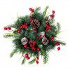 Amazon cross border christmas wreath Festival Christmas tengtiao site layout props wreath decorations door hanging