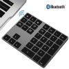 Aluminum alloy digital keyboard 34 key charging Bluetooth digital keyboard thin wireless digital keyboard manufacturer wholesale 