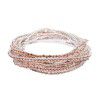 European and American women's diamond Elastic Bracelet color zircon Rhinestone claw chain color diamond bracelet Gem Diamond Bracelet wholesale