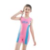 Wholesale Korean ins hot spring small, middle and large children's swimsuit cross-border one-piece professional training clothes girls' swimsuit