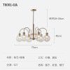 new restaurant chandelier middle ancient Bauhaus living room chandelier retro creative personality designer bedroom lighting