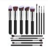 Manufacturers wholesale 14 cosmetic brush sets, spot fiber hair, gradual eyelash, eye shadow brush, color makeup, beauty tools