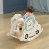 (wholesale) children's rocking horse toys indoor baby rocking chair dual purpose armchair baby music Trojan
