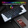 Popular Amazon wired film multicolor RGB light 61 key game keypad business office PS4