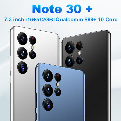 Cross border mobile phone note30 + hot sale 7.3-inch large screen Android 8.1 (2 + 16) 5 megapixel all-in-one