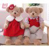 New couple magnet teddy bear plush toy doll wedding press doll wedding gift