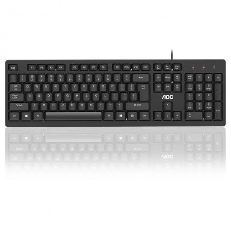 AOC TPV kb161 wired single Keyboard USB interface is suitable for desktop laptop and business office