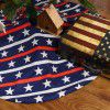 Cross border new products US National Day Independence Day decorations Christmas Tree Skirt double star spangled flag holiday decorator