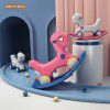 Little horse children rocking horse dual-purpose baby rocking chair car one year birthday gift toy baby rocking horse
