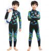 Children's diving suit, boys and girls, winter cold proof and warm snorkeling suit, one-piece sun protection suit, middle school children's swimming suit