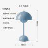 (daily sales 500) Denmark modern simple flower bud table lamp rechargeable bedroom study bedside atmosphere network red light