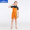  children's diving suit 2mm one-piece girls' long sleeved swimsuit sunscreen snorkeling surfing jellyfish suit