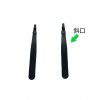 Tweezers stainless steel black eyebrow clip eyebrow trimming 1.2 / 1.5 flat and oblique mouth beauty tool eyebrow makeup tool set