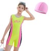 Wholesale Korean ins hot spring small, middle and large children's swimsuit cross-border one-piece professional training clothes girls' swimsuit
