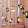 Christmas decorations, festive atmosphere, decoration, hanging decorations, scene arrangement, colorful light strings, trinkets, creative hanging pieces