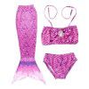 Children's Mermaid swimwear wholesale tail children's bikini suit girl baby swimming clothes can wear fins