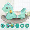 Children's music little horse rocking horse thickening plastic large baby rocking chair car one year old gift toys