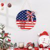 Cross border spot: American Independence Day wooden door decorations are listed; national flag household holiday decorations; door hanging board