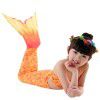 Children's Mermaid swimwear wholesale tail children's bikini suit girl baby swimming clothes can wear fins