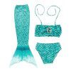 Children's Mermaid swimwear wholesale tail children's bikini suit girl baby swimming clothes can wear fins