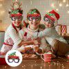 Christmas glasses party decorations Christmas decorations Photo Props Snowman elk eye frame
