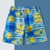 Beach pants, men's swimming pants, men's 5-point anti embarrassment shorts, can be launched into the water, couple's loose style, hot spring beach