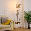 Nordic Light luxury floor lamp living room bedroom bedside creative personality glass ball tripod storage vertical table lamp