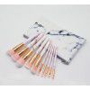 10 marbled makeup brush sets 5 large and 5 small makeup brushes Pu makeup bag beauty tools in stock