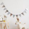 Ins style birthday party flags, colorful flags, flowers, kindergarten decorations, banners, festive decorations, hanging decorations, flag braces