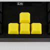 PBT keyless cap 1U thickened mechanical keyboard r1r2r3r4oem high monochrome multicolor rainbow matching