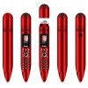 Ak008 creative Mini Pocket Mini Bluetooth dial-up dual card flashlight pen type spare phone with small fan