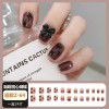 Wearing nails: medium and long-term, 2022 new colorful net red nail stickers, removable nail enhancement products, wearing nails
