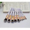 10 marbled makeup brush sets 5 large and 5 small makeup brushes Pu makeup bag beauty tools in stock