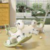 Children's Rocking Horse Plastic rocking and sliding baby Trojan thickening 1-3-year-old baby birthday gift toys
