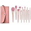 7-12 nude pink makeup brushes, full set of Cangzhou powder brush, eye shadow brush, powder Blusher Brush, makeup mirror, beauty tools
