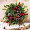 Amazon cross border christmas wreath Festival Christmas tengtiao site layout props wreath decorations door hanging