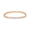 Geometric Tennis Bracelet female round zircon small European and American exaggerated hand ornaments light luxury European and American high sense personality