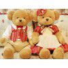 New couple magnet teddy bear plush toy doll wedding press doll wedding gift