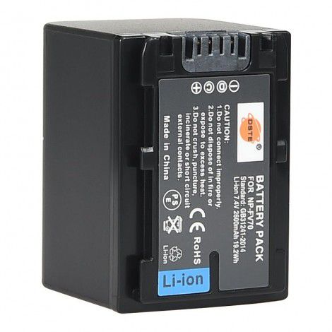 Dste np-fv70 camera battery npfv70 battery fdr-ax40dev-30