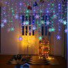 Snowflake Ice strip curtain lamp holiday decoration lamp christmas snowflake color lamp LED star curtain lamp string (directly provided by the manufacturer)