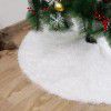 New White Plush Christmas Tree Skirt European and American holiday Christmas tree decorations Tree Skirt site layout supplies